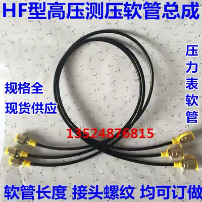 Pressure gauge hose test pipe HF pressure measuring hose PT pressure measuring joint excavator hydraulic fittings