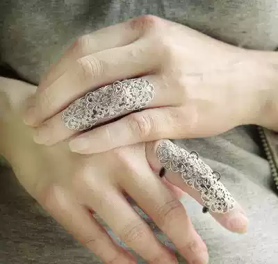 American brand Versailles Hand-made exquisite exquisite Versailles armor ring Gothic ring ring