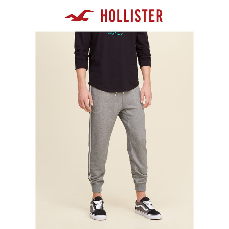 Hollister 标识图样抓绒慢跑休闲裤 男 109904