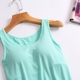 Modal với áo ngực nữ vest cỡ lớn không có vòng thép đồ lót cup một dây đeo nhỏ áo thể thao yoga áo lót học sinh Áo vest
