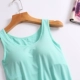 Modal với áo ngực nữ vest cỡ lớn không có vòng thép đồ lót cup một dây đeo nhỏ áo thể thao yoga