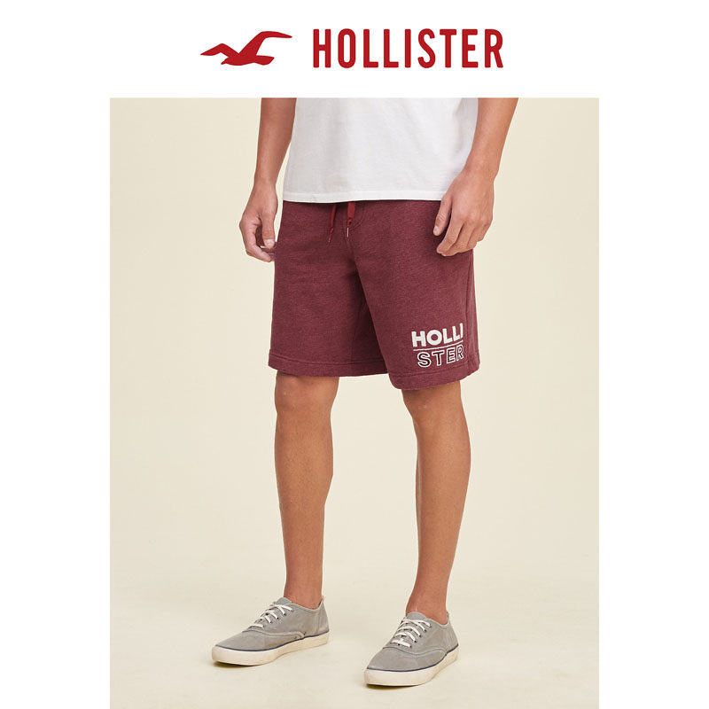 Hollister 标识抓绒慢跑短裤 男 121586