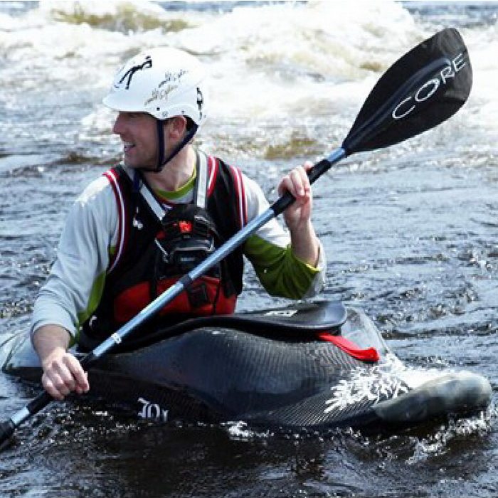 High-strength aluminum alloy white water paddle kayak paddle hard boat paddle two-blade paddle CORE Wazza