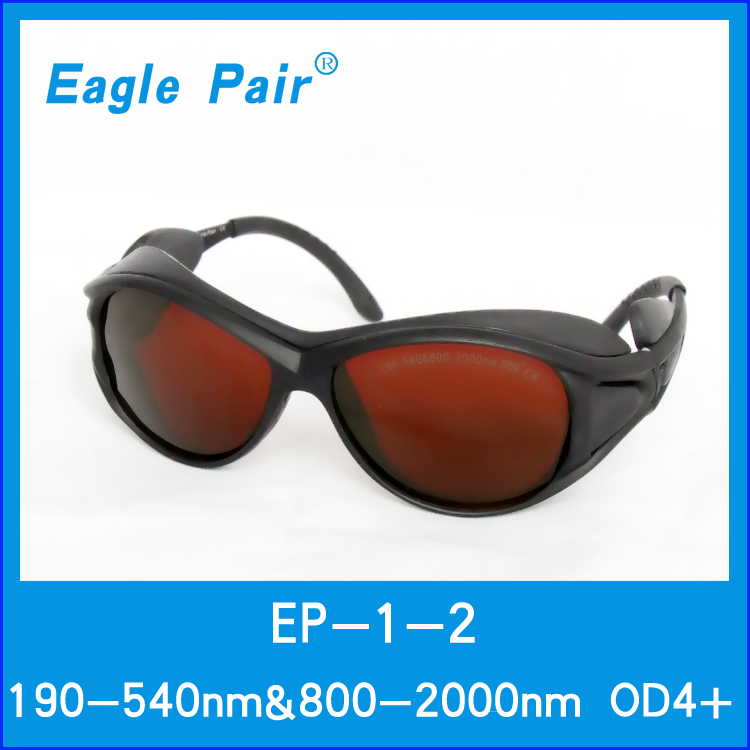 Eagle Pair Hawker EP-1-2 Wide Spectrum Continuous Absorption Laser Goggles Glasses