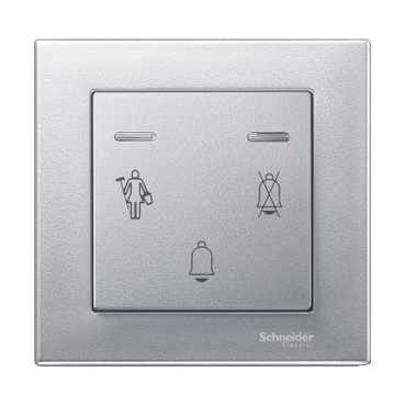 Schneider Morton KNX-EIB Do not disturb the sweeping doorbell (silver grey) MTN587660 