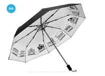 Vinyl folding umbrellas