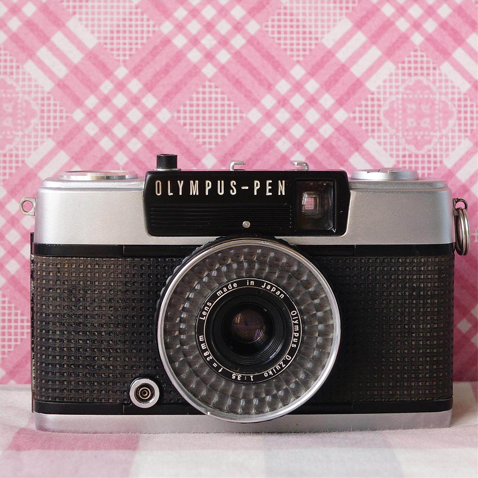 Olympus Pen Ee 3 Ee 2 All Metal Half Grid Film Free Focus Retro Sideshaft Sweeping Weapon