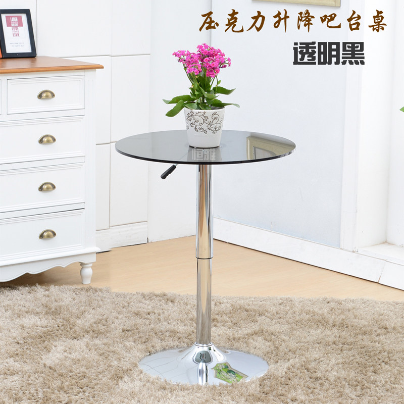Fashion Bar Table Bar Table Acrylic Balcony Bar Table Round-table Sub Front Desk Reception Desks And Chairs Casual Table Balcony Table