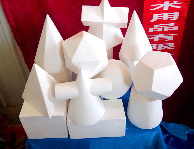 Geometric shape sketch teaching aids 1 model face like facial features hands and feet pirate David piano female plaster like teaching instrument