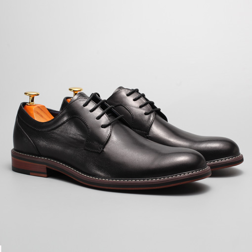 New luxury Inlan minimalist men's shoes handmade leather bottom shoes headlayer genuine leather men's business positive clothing leather shoes