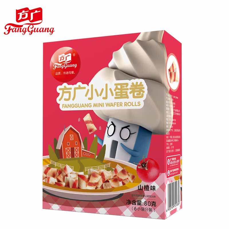 【天猫超市】方广小小蛋卷（山楂味）80g （适合6个月以上）