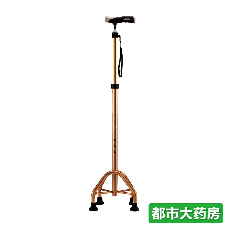 雅德YC4200VJ四脚可升降伸缩防滑腋下双拐拐杖 高度可调助行器XFC