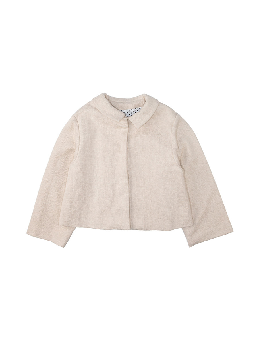 Dolce&Gabbana 米色粗呢A字形外套