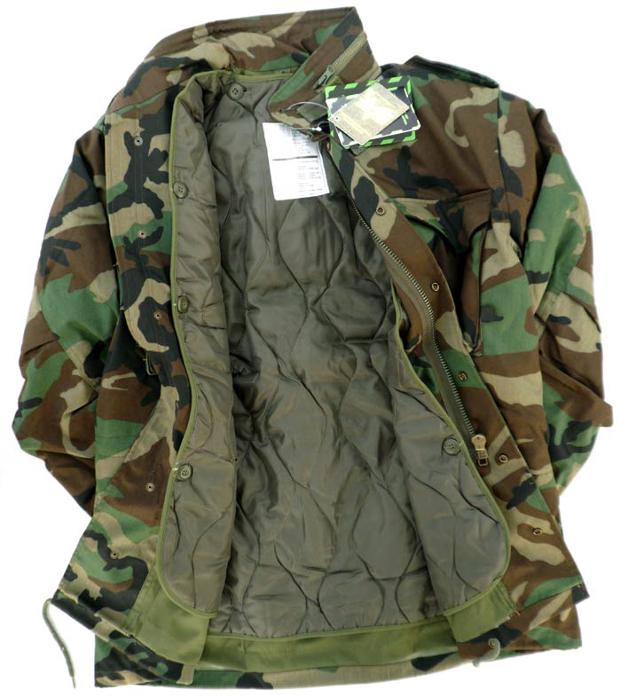 American outdoor camouflage M65 trench coat jacket inner tank American coat men's and women's winter windproof warm cotton coat