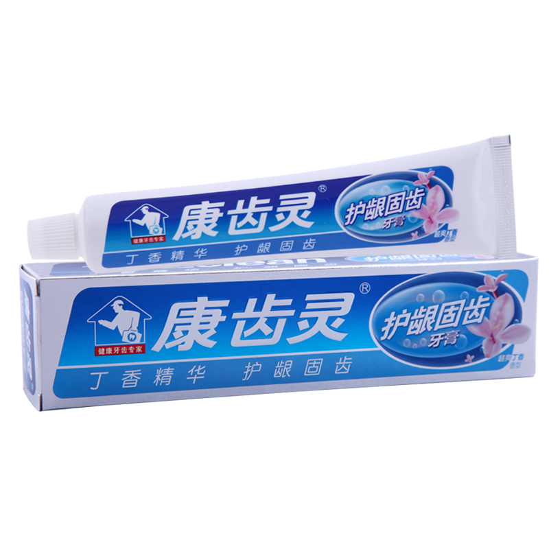 康齿灵 护龈固齿牙膏 帮助缓解牙龈问题 呵护牙周 丁香型 108G