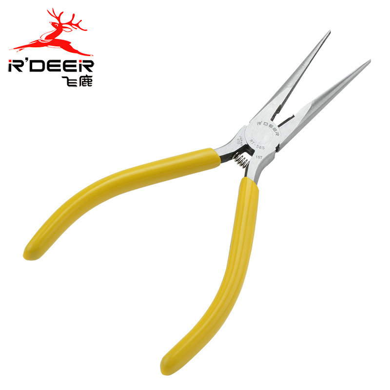 Flying deer 6 inch 150mm high carbon steel Japan-style long tip nipper mini slim slim needle mouth pliers RT-565