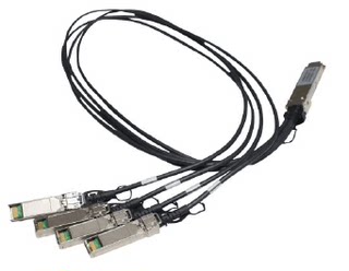 Qsfp+ to sfp+ cable compatible with h3c lswm1qstk4 3m