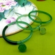 Vòng đeo tay Chalcedony xanh tự nhiên của Brazil - Vòng đeo tay Cuff vòng tay handmade Vòng đeo tay Cuff