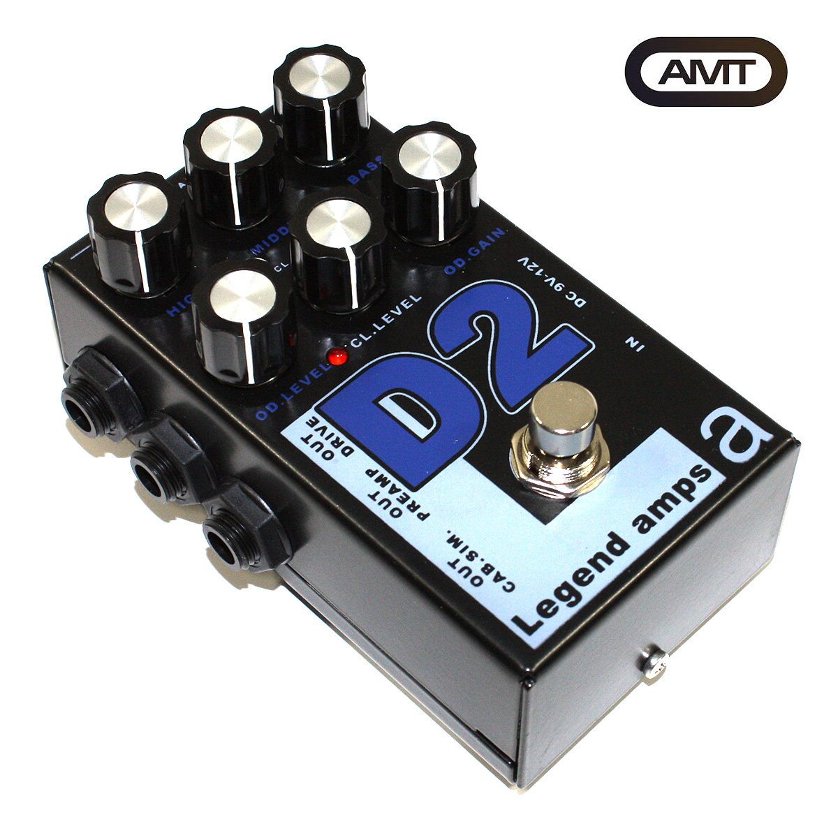 AMT D2 Russian manual distortion pre - grade single - block effect speaker simulates Diezel box