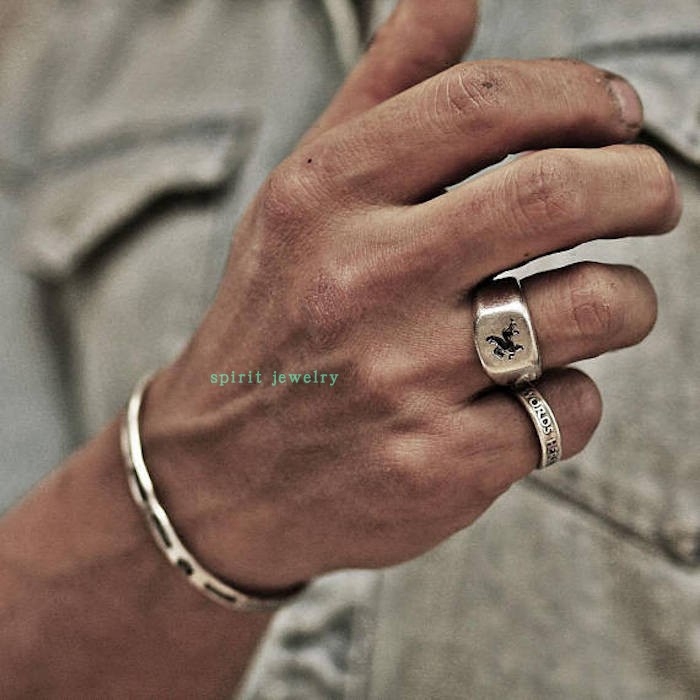 Bague homme OTHER   en Argenterie - Ref 3089377 Image 1