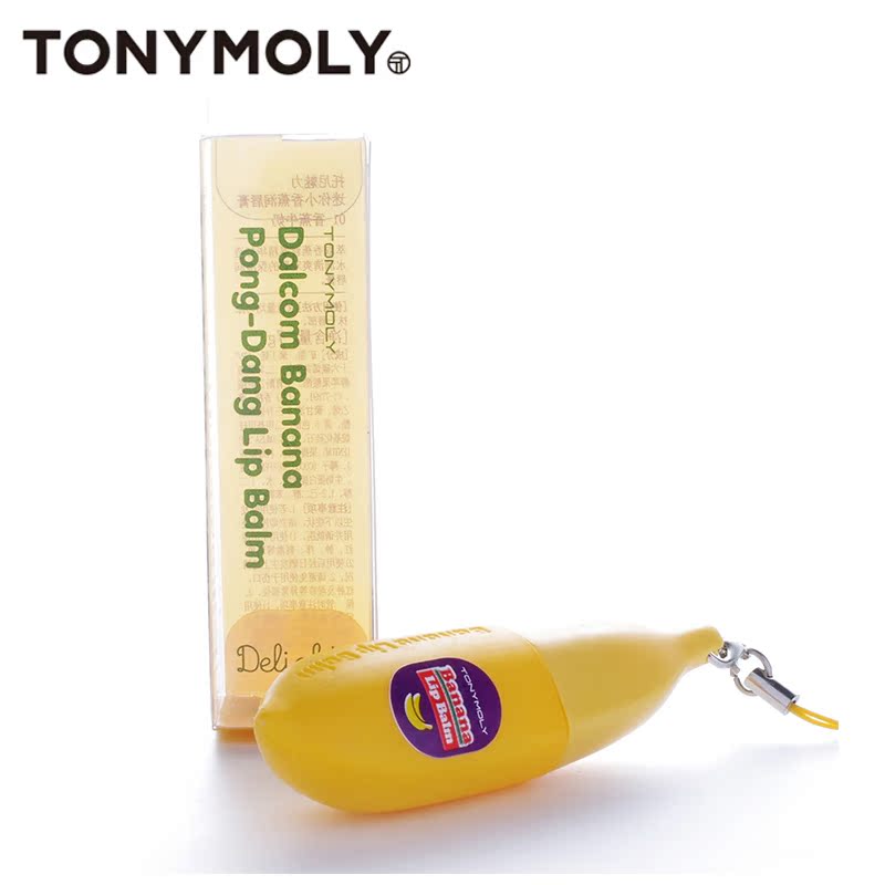 Tonymoly/托尼魅力欢乐甜蜜香蕉润唇膏7g原装进口滋润保湿去唇纹