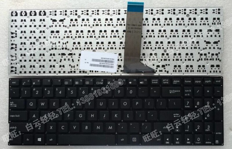 Free Shipping Asus Brand New Original English Asus X554 X554L K555Ld K501 K501 Keyboard X503M