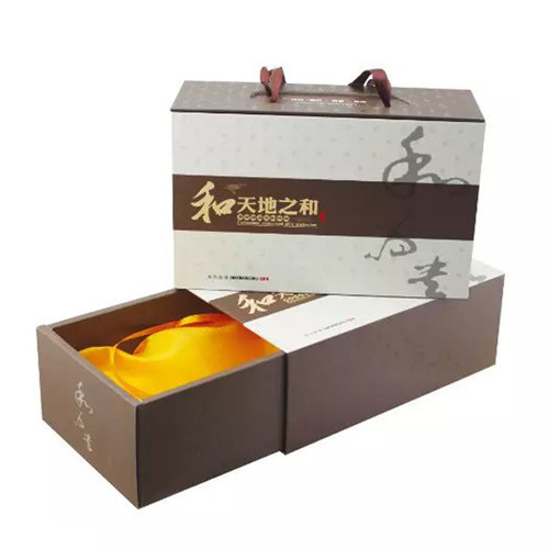 Pull-out gift box packaging box high-end gear cup gift box glass ceramic cup box custom batch creative box