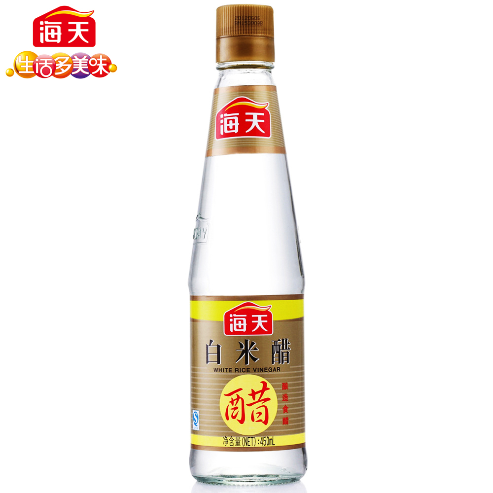 【天猫超市】海天白米醋 450ml 清香米醋纯大米酿造无防腐剂