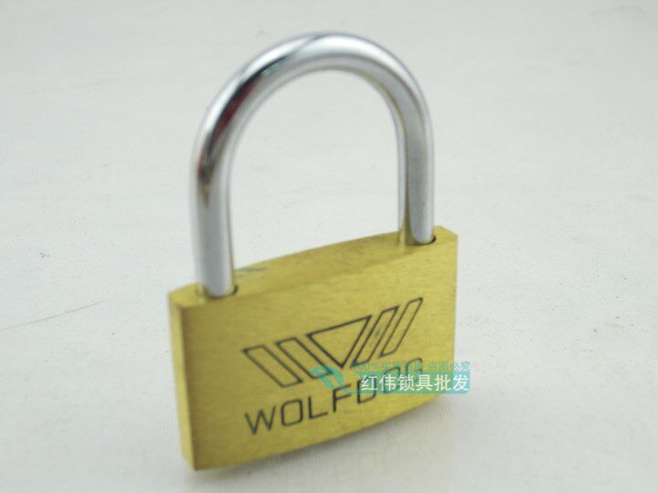 Wolf Dog Copper Pack Pack Padlock Traditional Lock Mailbox Little Lock Padlock Computer Case Lock Copper Lock