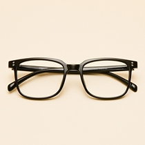 Black box TR90 retro eye frame male fit myopia astigmatism eyes frame female round face in small face box black frame small frame