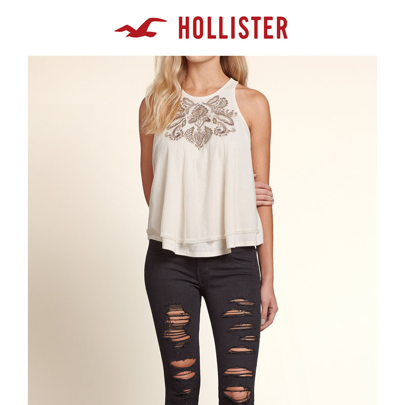 Hollister 装饰网格吊带衫 女 97469
