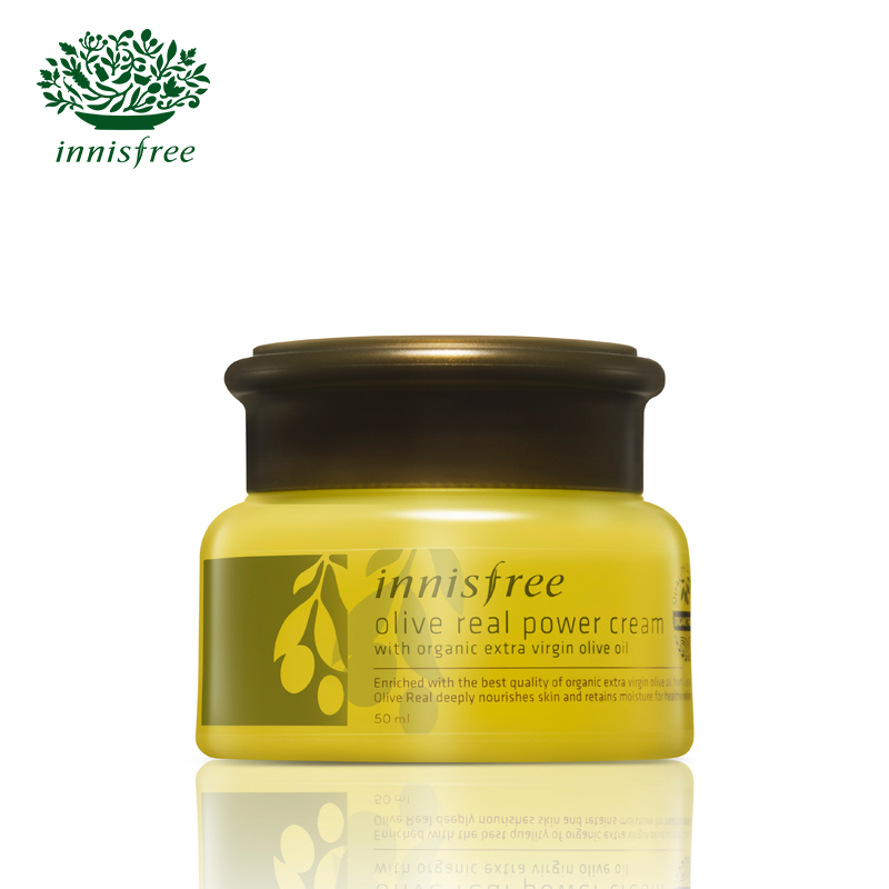 innisfree/悦诗风吟橄榄油肤质提升亮肤面霜  持久补水保湿