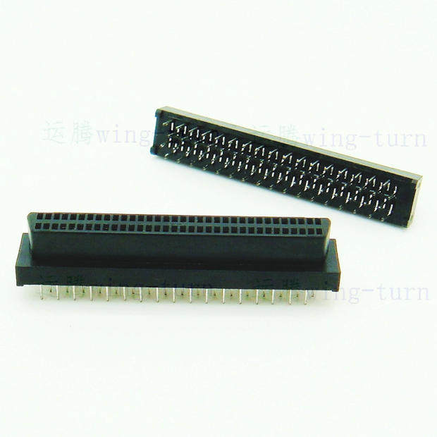 Totem MDD68FP4-180 SCSI68 mother head full plastic straight foot HPDB68PCB plate straight insert mother head