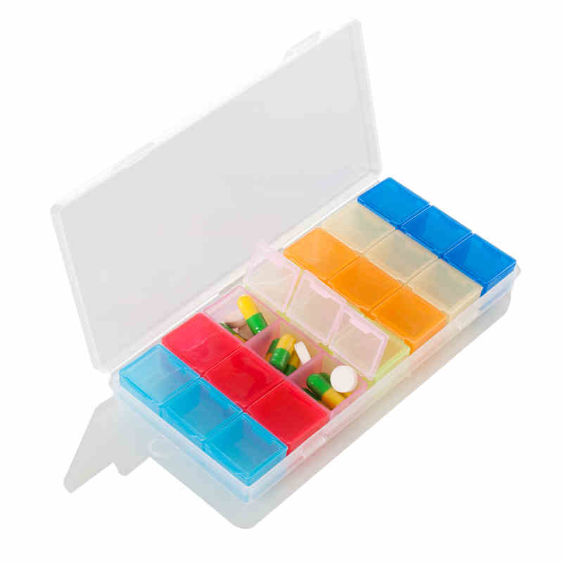 Japan imports YAMADA MEDICINE KIT 7 Colour Kit Portable Kit Week Cheat Small Medicine Box Creativity