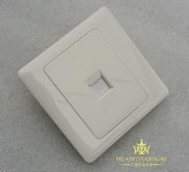 Shanghai Lingyu Hardware Telephone Socket Yutai Switch Socket Wall Switch Socket Panel Type 86 35g