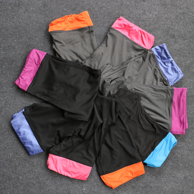 Do not return, do not change]beautiful single women's color waist slim breathable quick-drying running fitness yoga sports pants 08