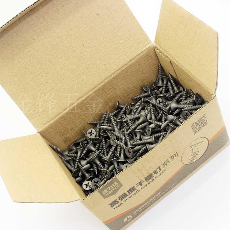 Drywall nails hardened black self-tapping screws gypsum board light steel keel special self-tapping screws M3 5*16-63