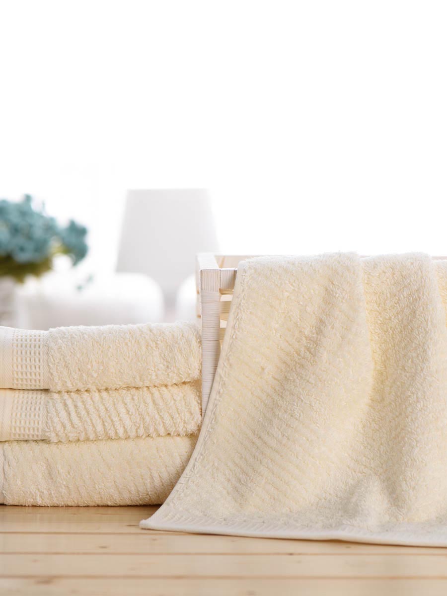 terry palmer|米色蜂窝埃及棉2面巾送2方巾套装