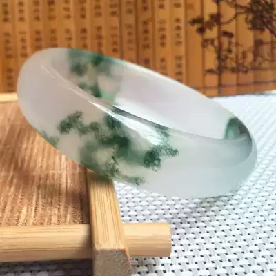 Jade bracelet Emerald bracelet Quartzite jade bracelet Xinjiang Hetian Jade Kunlun Jade bracelet Female bracelet