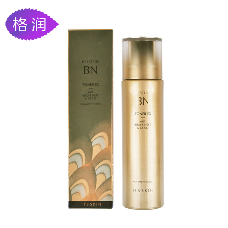 格润海外 韩国it's skin伊思BN24K金丝燕窝保湿爽肤水EX140ml