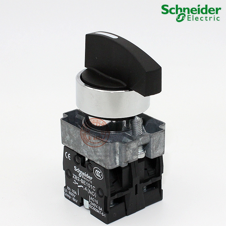Schneider Three-speed long handle selector switch Knob switch XB2BJ33C ZB2BE101C