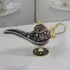 Pakistani style tin-set diamond Aladdin lamp can be used as aromatherapy home decoration gifts