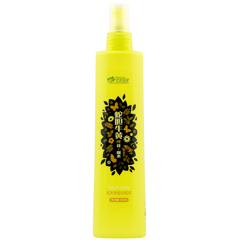 蛇胆牛黄纯花露水 185ml 天然成分 喷雾型 防蚊虫叮咬 祛痱止痒