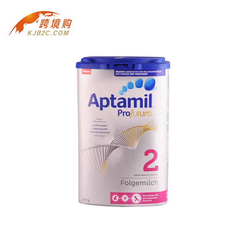 德国版爱他美Aptamil 白金版婴幼儿奶粉 2段 适合6-12个月800克