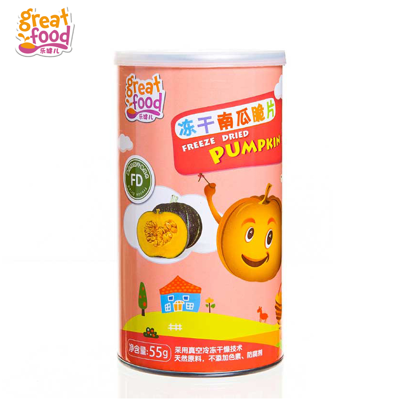 乐友孕婴童乐健儿南瓜脆片果干脆片果蔬片宝宝辅食零食好吃健康