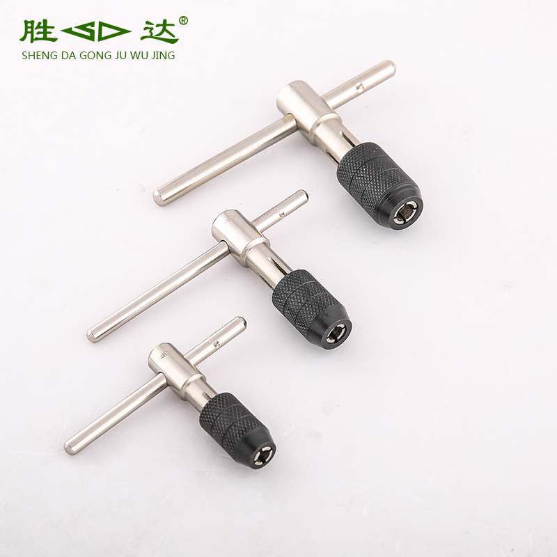 Shengda Tool Hand with a (T-shaped wire cone hinge hand) 7-shaped wire tap wrench tapping into the silk tapping tool-Taobao