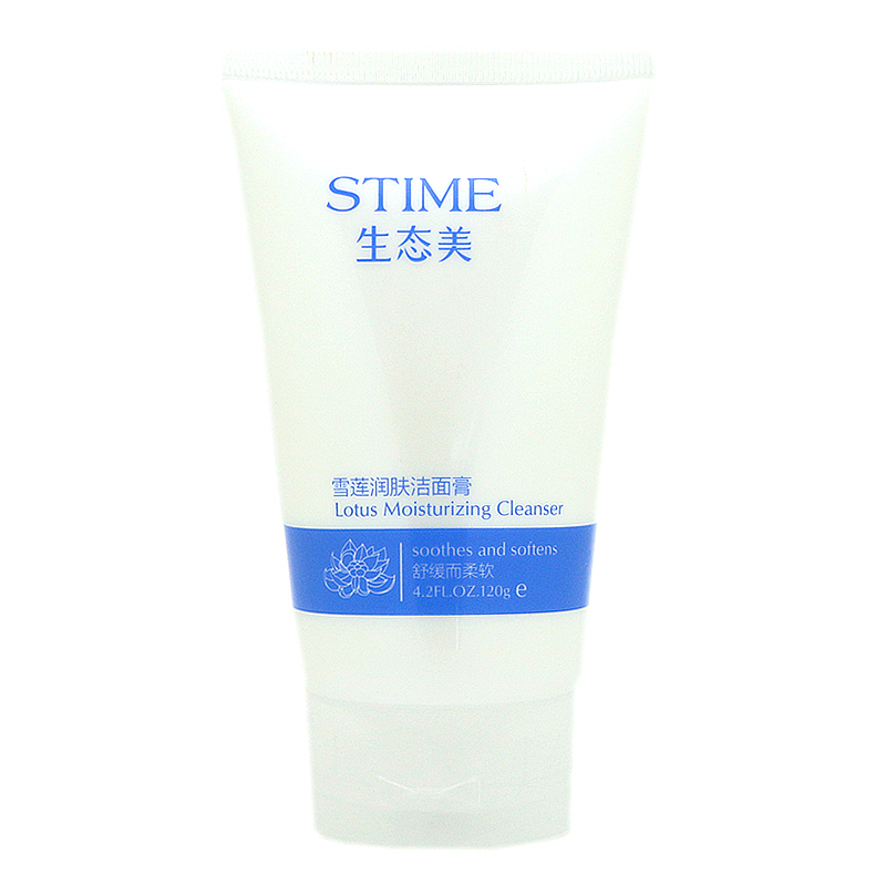 STIME/生态美雪莲润肤洁面膏120g清洁 润肤 洗面奶