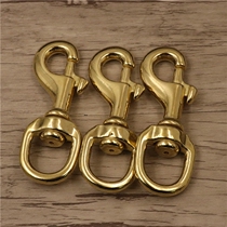 Hot sale pure copper brass hook buckle Cai cloth buckle Keychain hanging buckle bag buckle Dog buckle Vintage hook buckle exquisite version