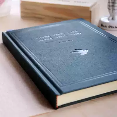 Perceived life diary retro horizontal line notepad notebook hardcover hard leather gift notebook