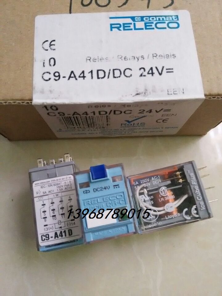 Supply new original packaging Spain RELECO relay C9-A41D C9-A41X DC24V real picture